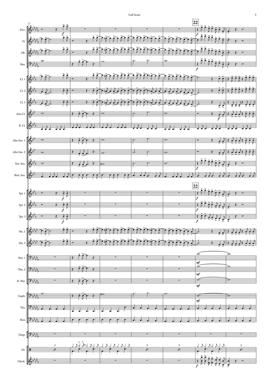 Waterloo Concert Band scores gallery preview page 3