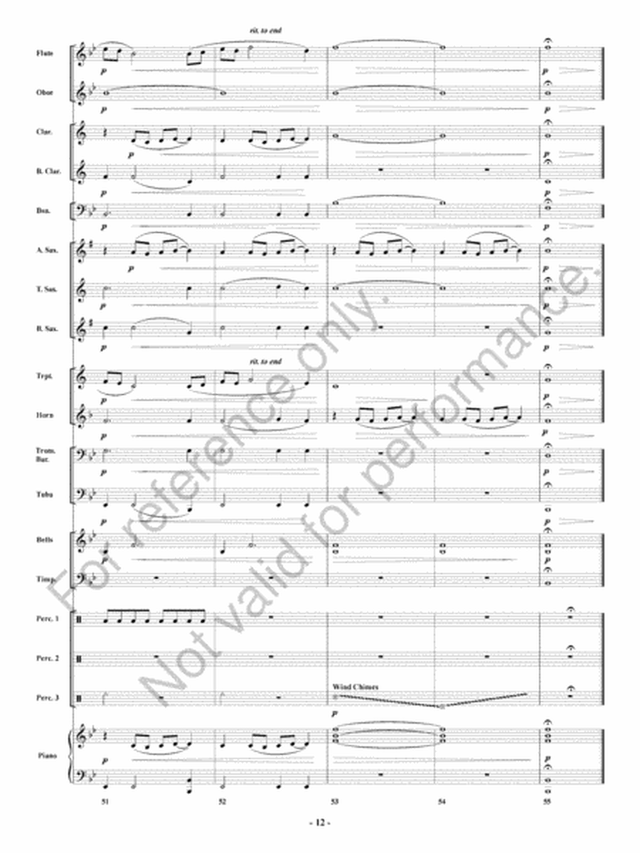 Daydreams Concert Band scores gallery preview page 13