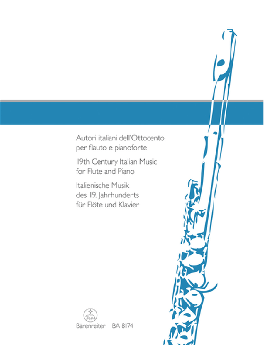 Italienische Musik des 19. Jahrhunderts for Flute and Piano Flute Solo scores gallery preview page 1