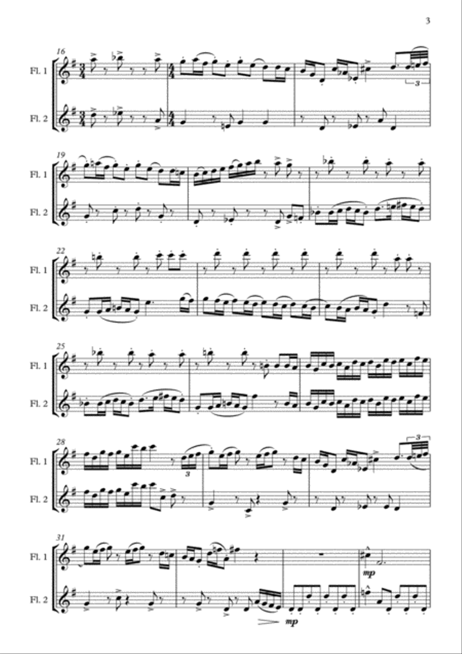 Holiday Flight (from "Home Alone") // Flute Duet image number null