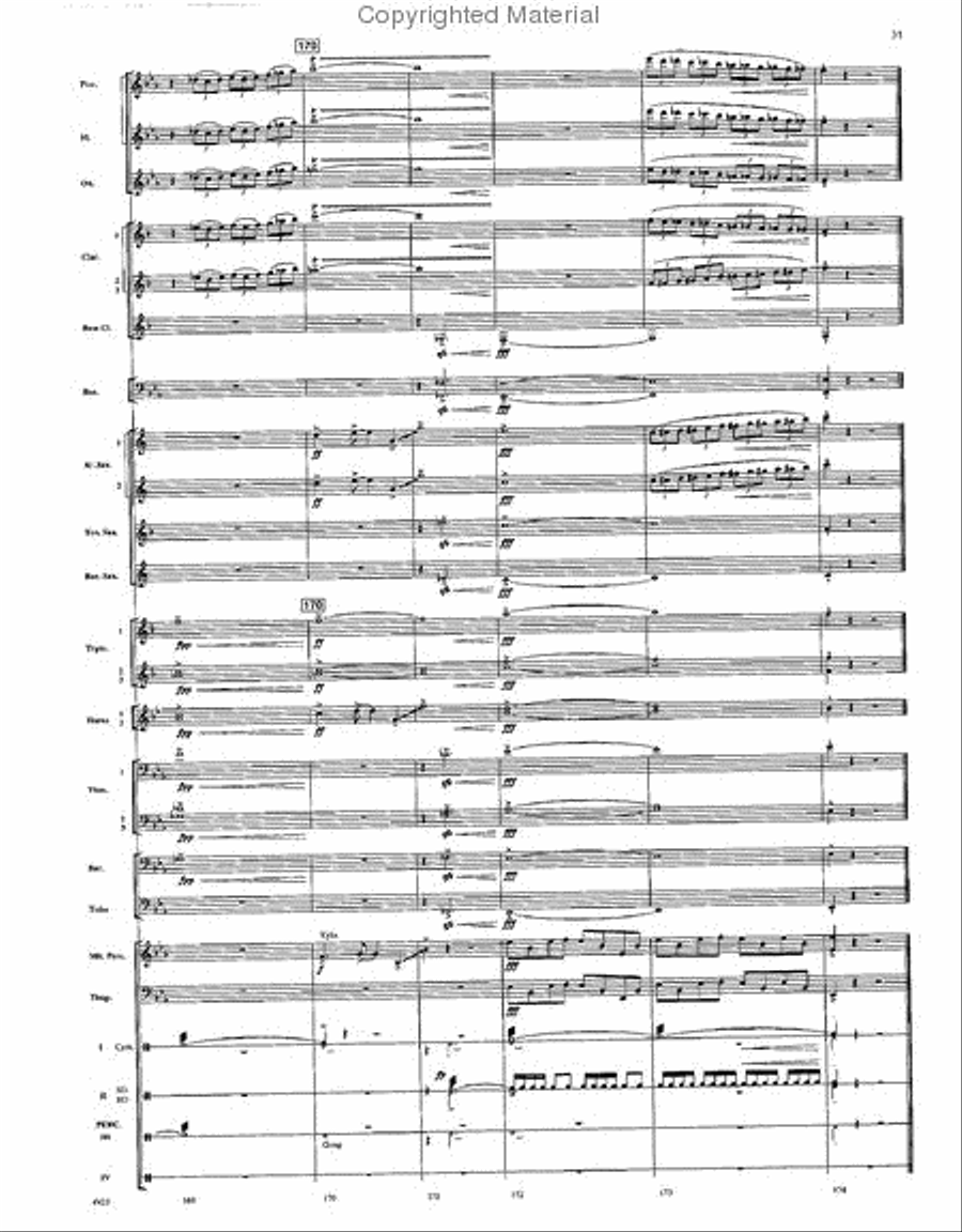 When Angels Weep Concert Band scores gallery preview page 30