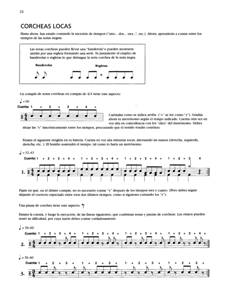 Basix: Rock Drum Method (Metodo de BaterÃƒÂ­a de Rock) (Spanish Edition) image number null