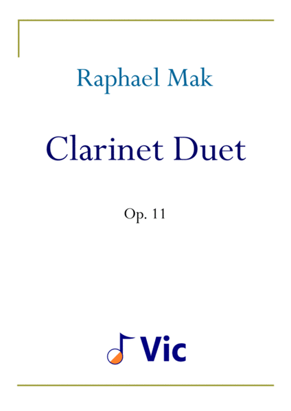 Clarinet Duet, op. 11