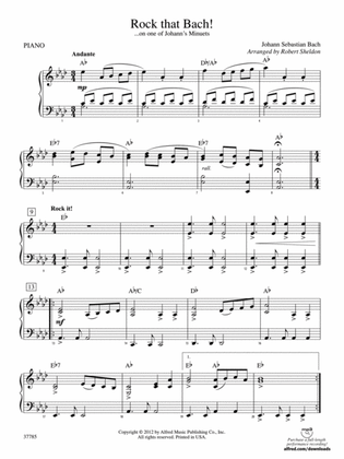 Rock That Bach!: Piano Accompaniment