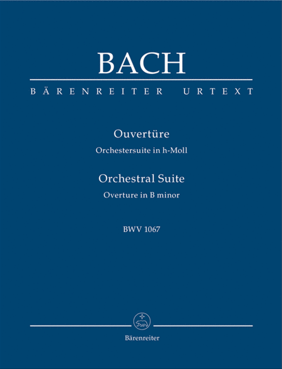 Ouverture (Orchestersuite) b minor BWV 1067 Orchestra scores gallery preview page 1