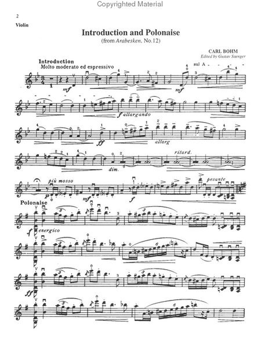 Festival Performance Solos - Volume 2 (Violin)