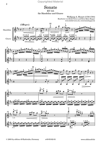 Sonate KV 545