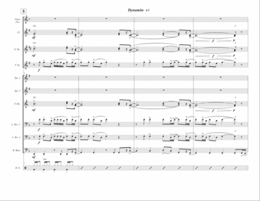 Dynamite Marching Band scores gallery preview page 2