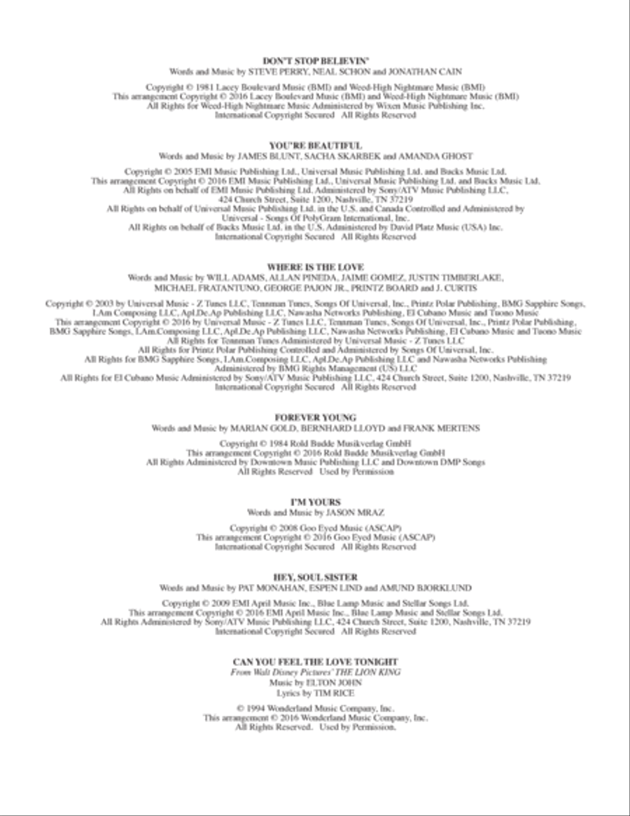4 Chords (A Choral Medley) - Guitar Choir scores gallery preview page 4
