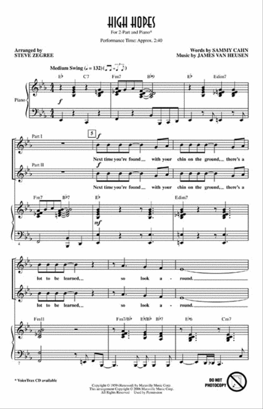 High Hopes High Hopes 2-Part scores gallery preview page 2