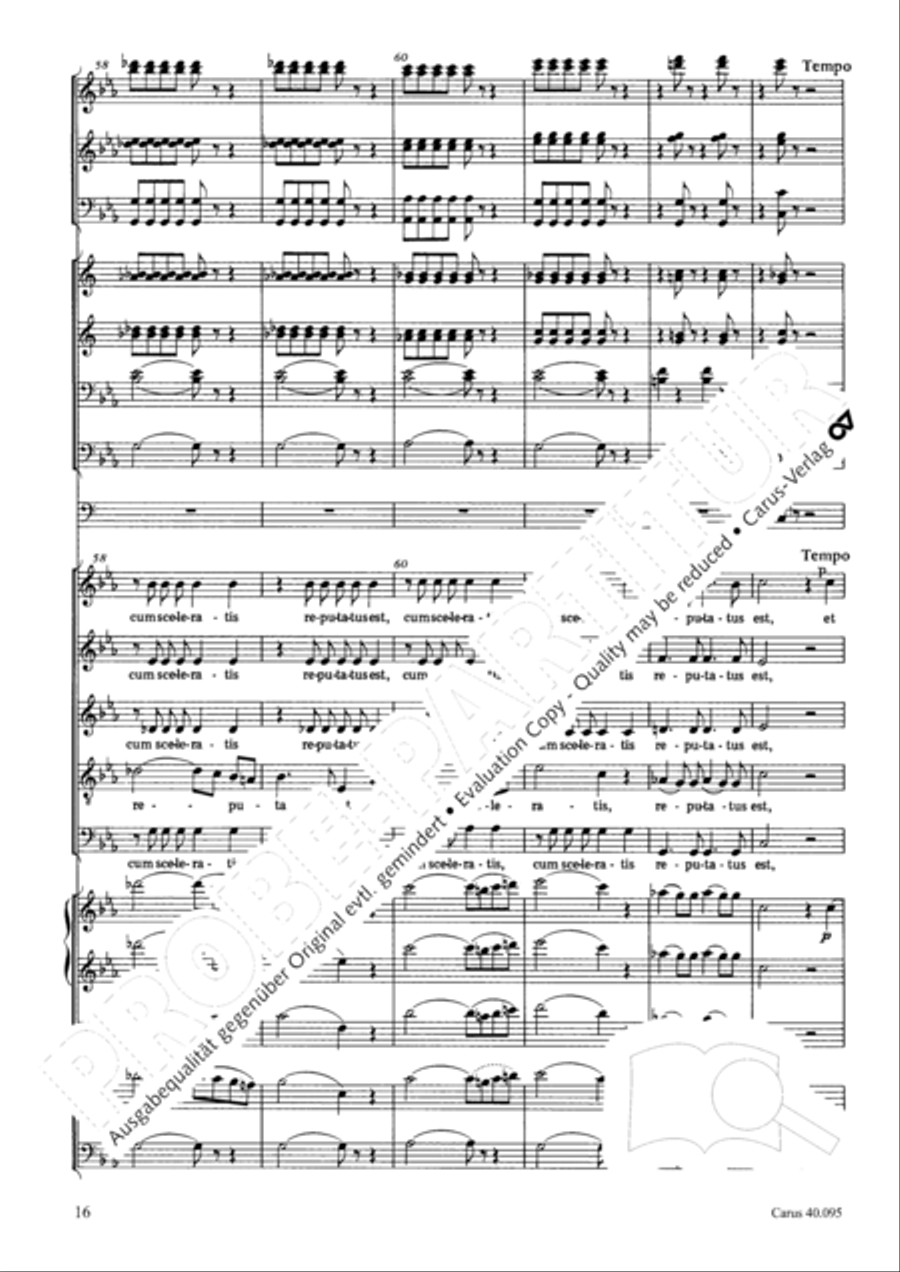 The Seven Words (Die Sieben Worte) 4-Part scores gallery preview page 31