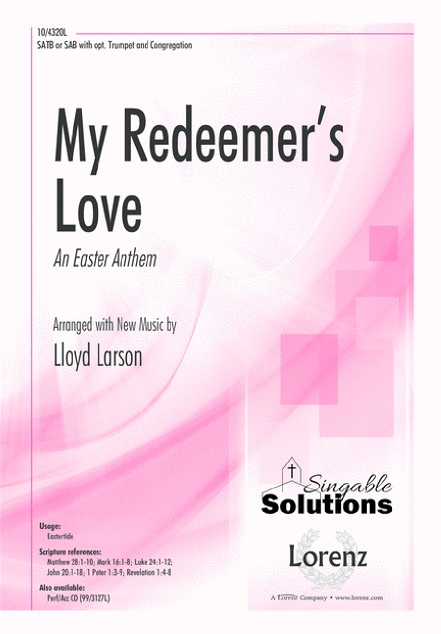 My Redeemer's Love My Redeemer's Love 4-Part scores gallery preview page 1