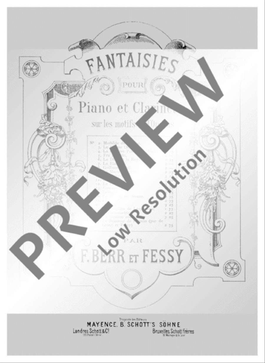 Fantaisie A Clarinet scores gallery preview page 2