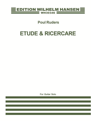 Etude And Ricercare For Guitar Solo
