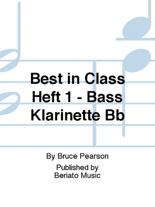 Best in Class Heft 1 - Bass Klarinette Bb