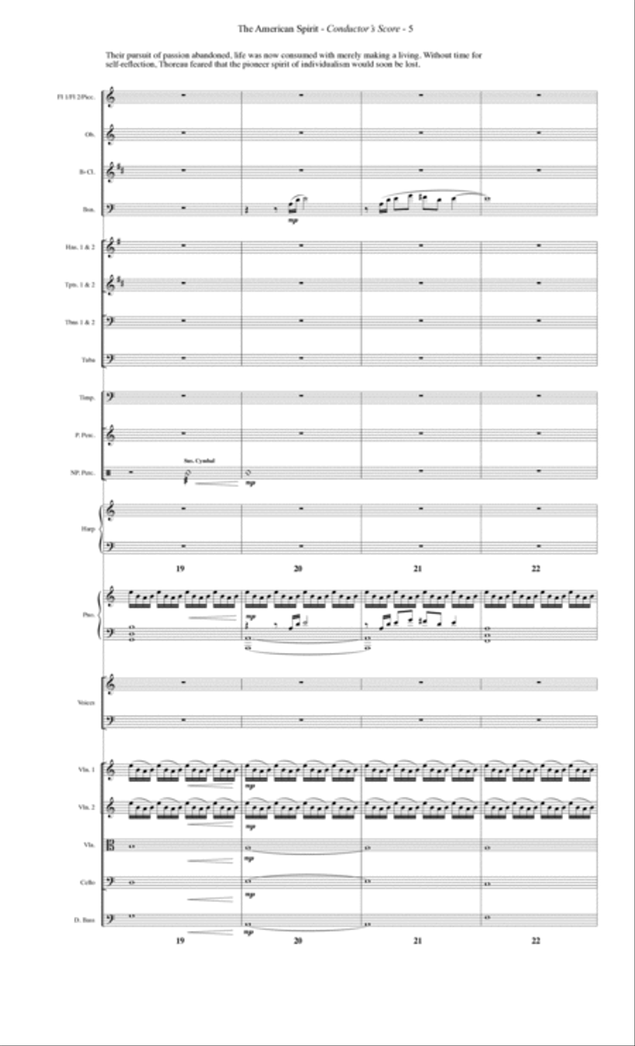 The American Spirit - Score Choir scores gallery preview page 5