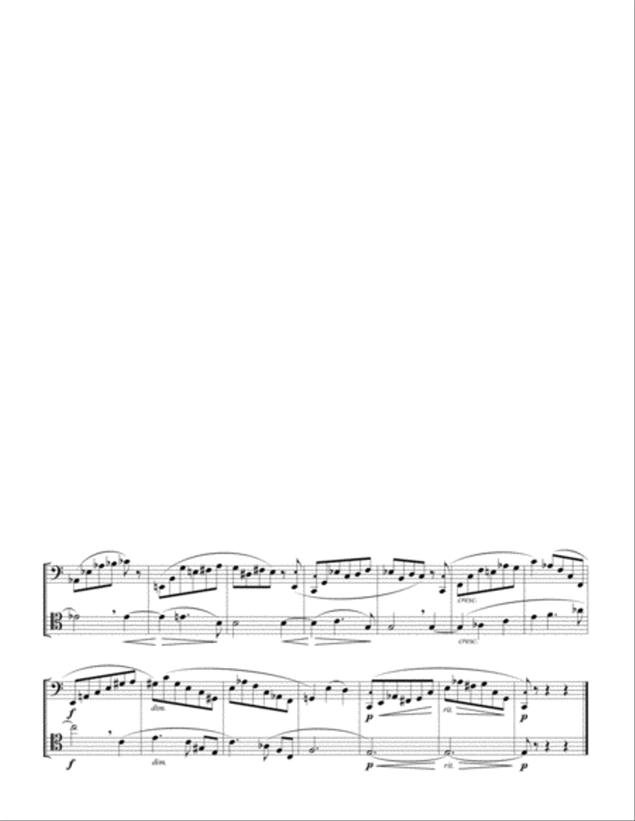 Five Duos from Op. 53 for Two Trombones Trombone Duet scores gallery preview page 3