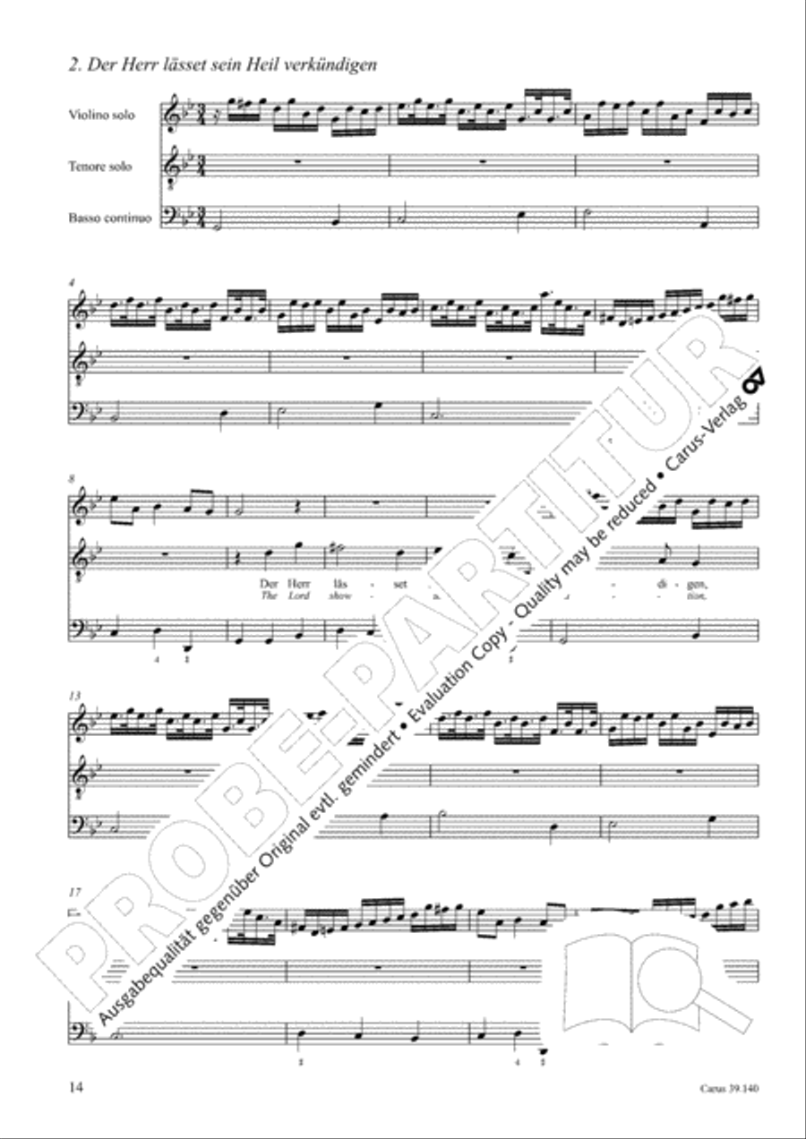 Sing to the Lord a new song (Singet dem Herrn ein neues Lied) 4-Part scores gallery preview page 15