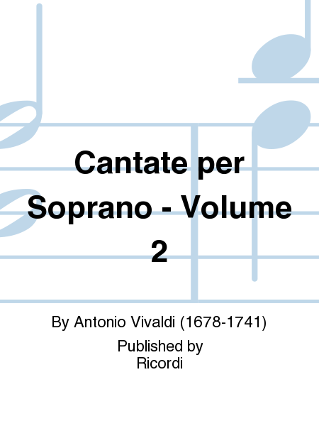 Cantate per Soprano - Volume 2