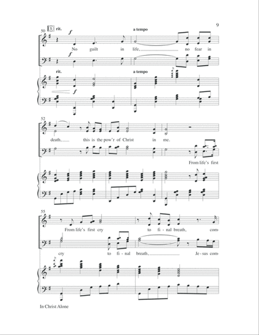 Hope in the Shadows-Score-Digital Download 4-Part scores gallery preview page 13
