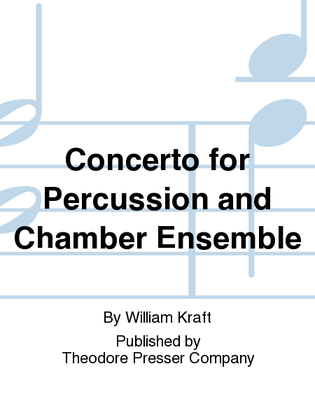 Concerto For Percussion And Chamber Ensemble