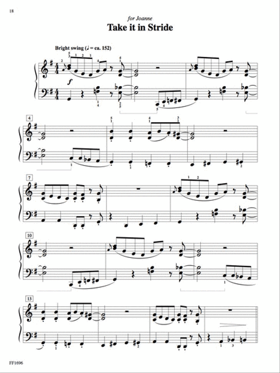 Gumshoes Piano Solo scores gallery preview page 3