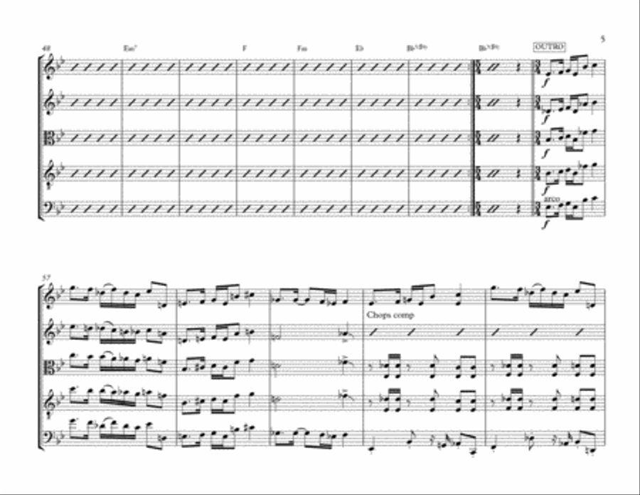 Discret Discret String Quartet scores gallery preview page 5