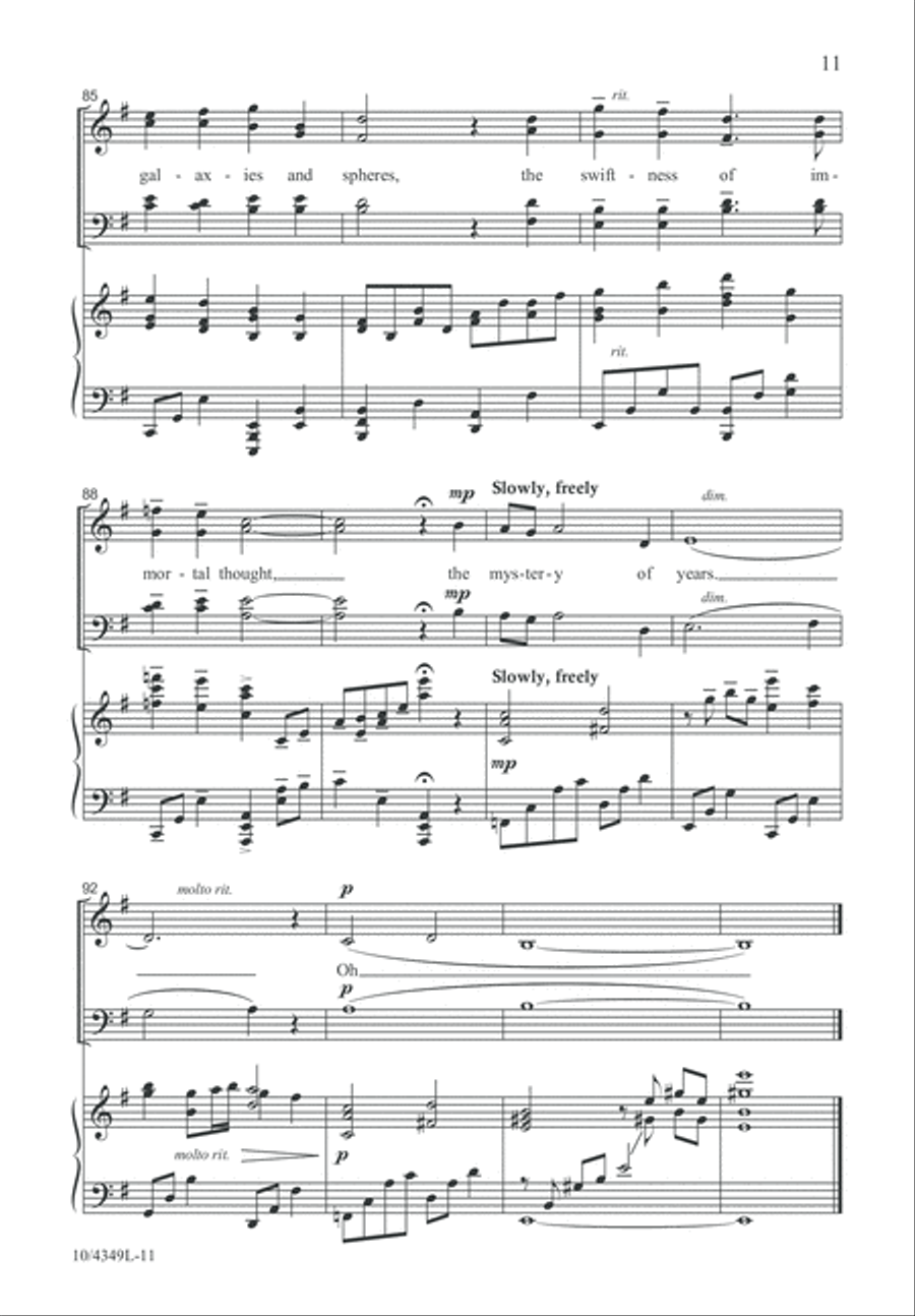 The Mystery of Years 4-Part scores gallery preview page 11