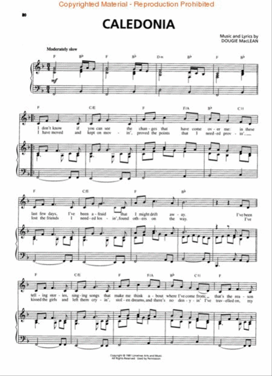 Celtic Thunder Piano, Vocal, Guitar scores gallery preview page 3