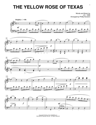 The Yellow Rose Of Texas [Classical version] (arr. Phillip Keveren)