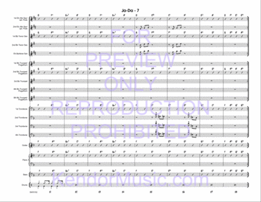 Ja-Da Jazz Ensemble scores gallery preview page 8