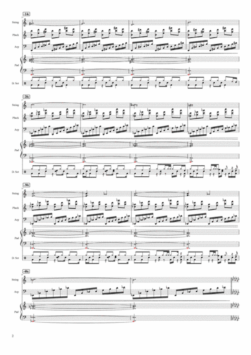 Microtonal Composition in "Fluid Just Intonation" - Score Only image number null