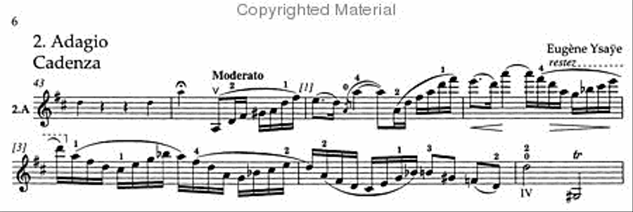 Concerto for Violin and Orchestra, No. 3 G major, KV 216 Violin Solo scores gallery preview page 4