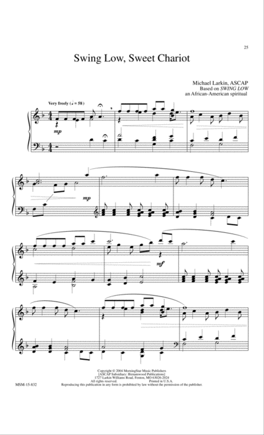 Be Thou My Vision 10 Meditative Hymns for Piano Easy Piano scores gallery preview page 10