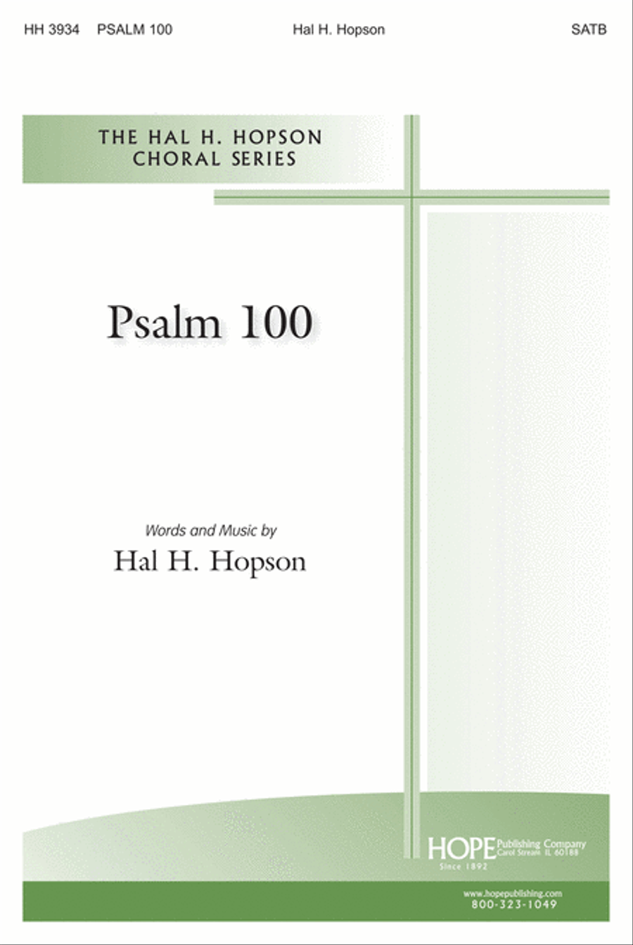 Psalm 100 4-Part scores gallery preview page 1