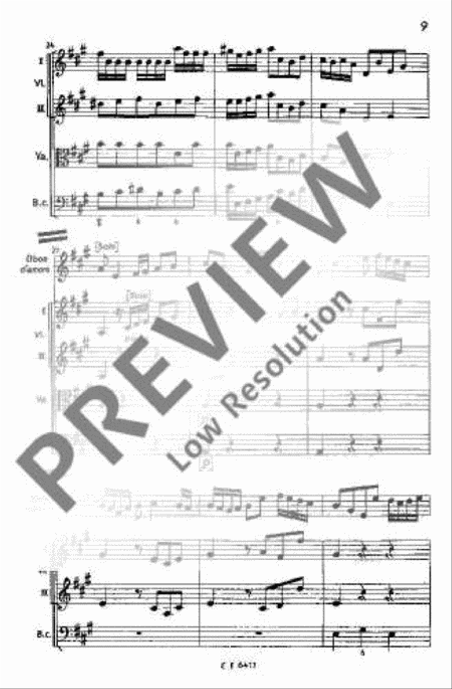 Concerto A major Piano and Keyboard scores gallery preview page 14