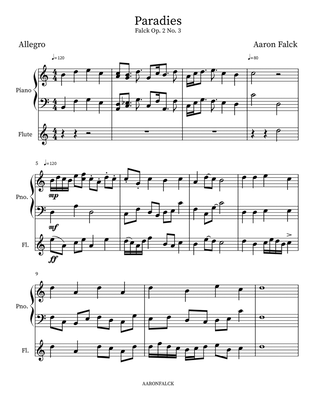 Falck Op. 2 No. 3 (Paradies)