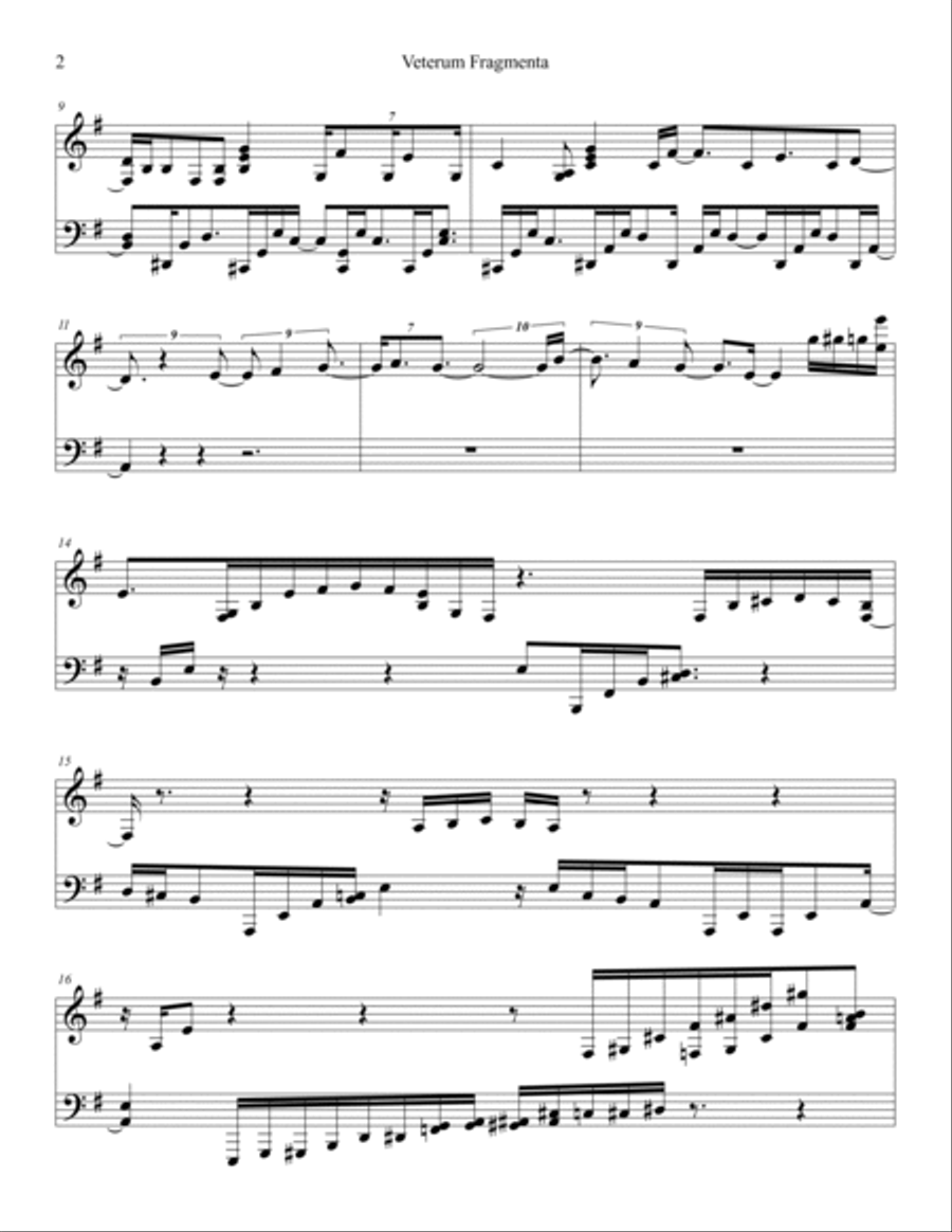 Veterum Fragmenta Part scores gallery preview page 2