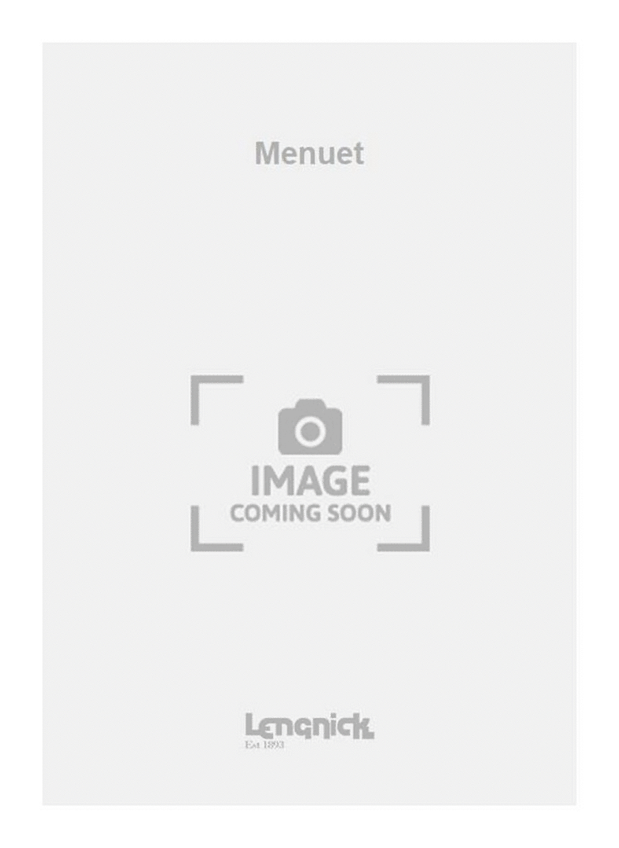 Menuet Menuet Violin Solo scores gallery preview page 1