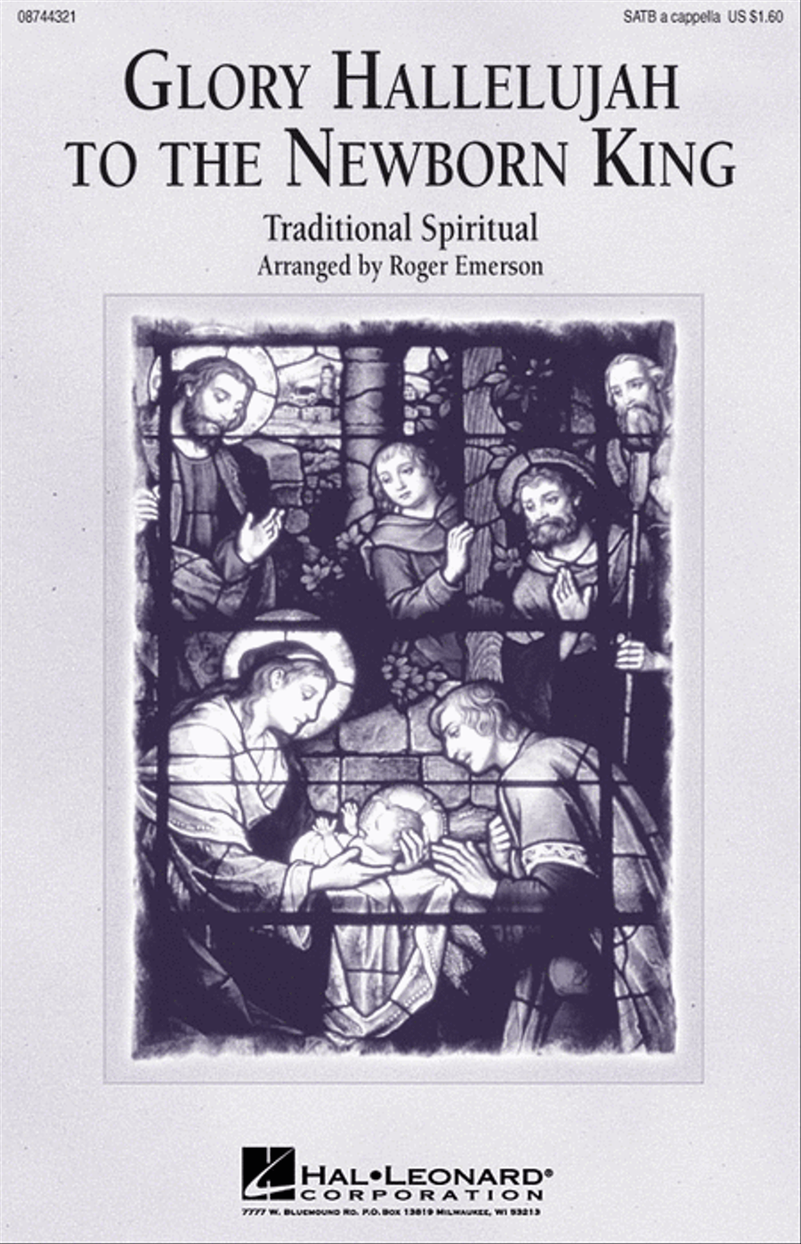 Glory Hallelujah to the Newborn King 4-Part scores gallery preview page 1
