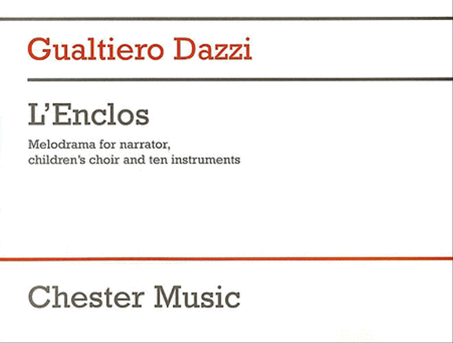 Gualtiero Dazzi: L'Enclos Children's Choir scores gallery preview page 1