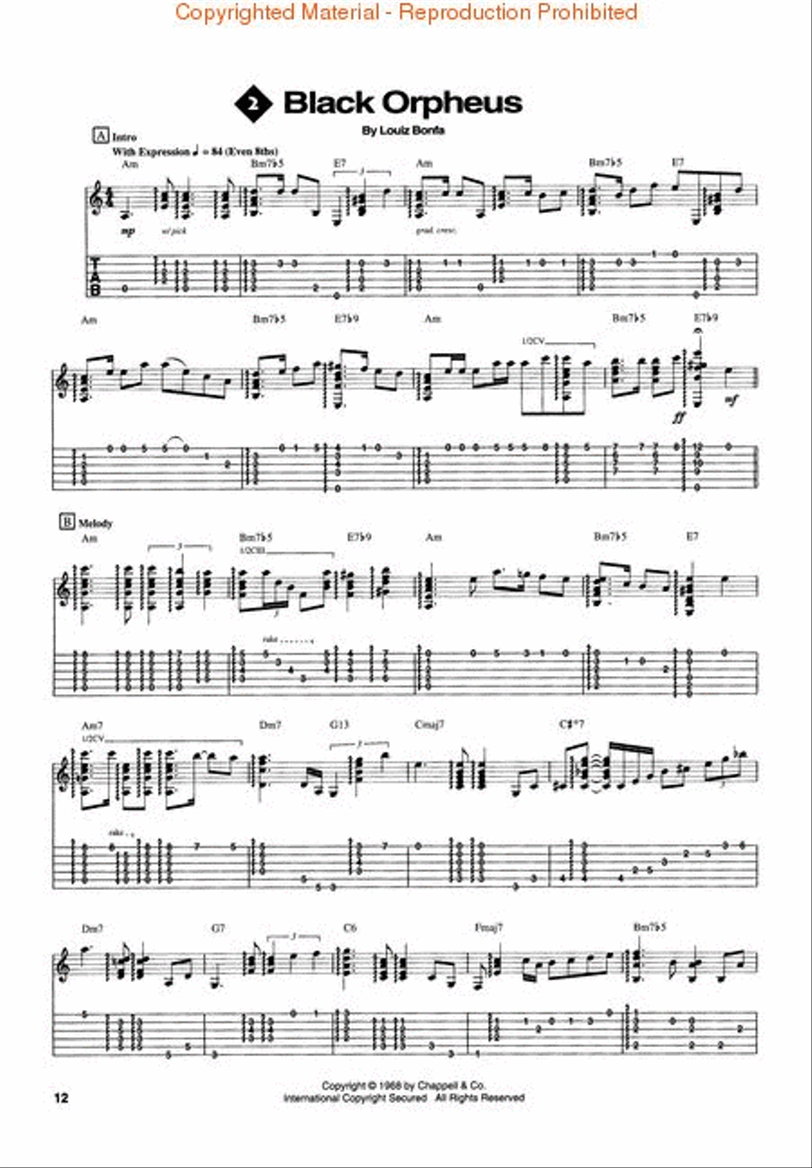 Jazz Guitar Chord Melodies Electric Guitar scores gallery preview page 3