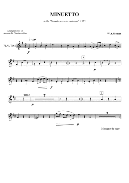 Minuet - Eine kleine Nachtmusic k.525 STUDENT ORCHESTRA image number null
