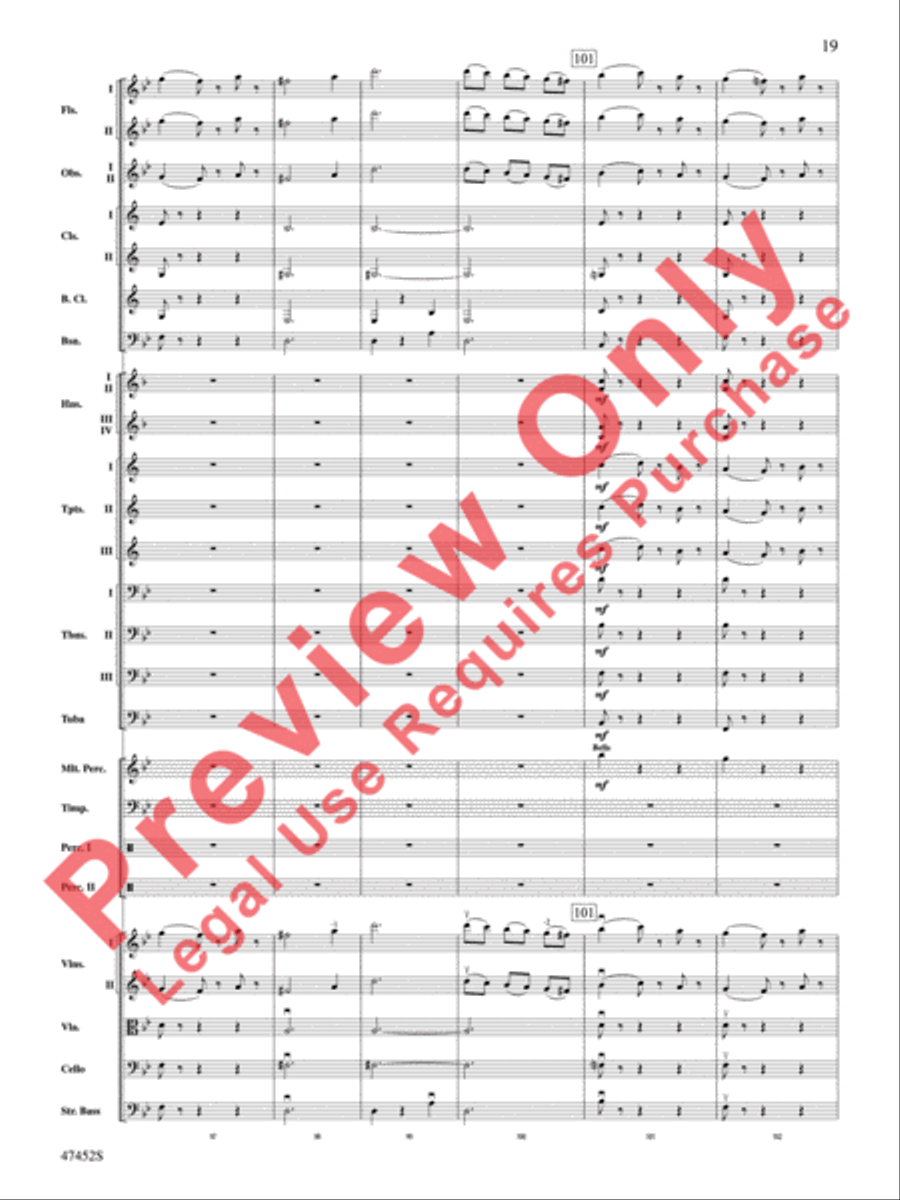 Fantastic Beasts: The Crimes of Grindelwald Full Orchestra scores gallery preview page 20