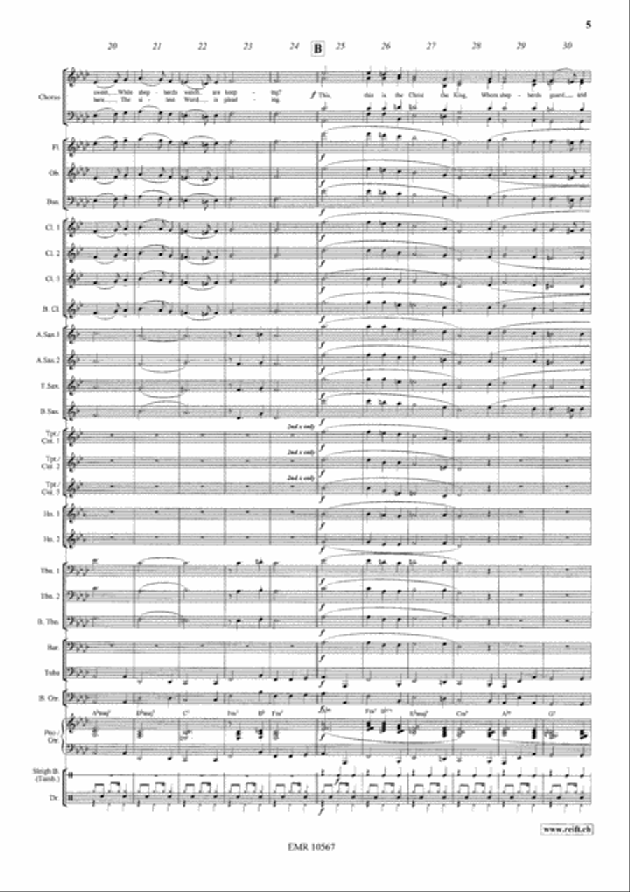 What Child Is This? 4-Part scores gallery preview page 6