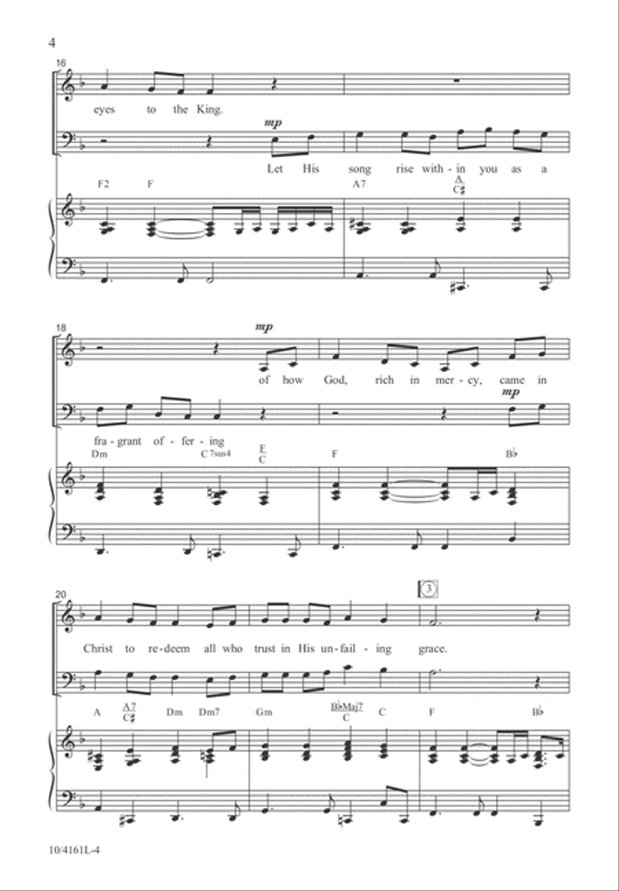 Hear the Call of the Kingdom 4-Part scores gallery preview page 5