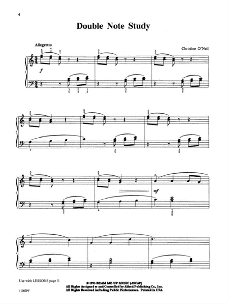 Michael Aaron Piano Course Performance Piano Method scores gallery preview page 8