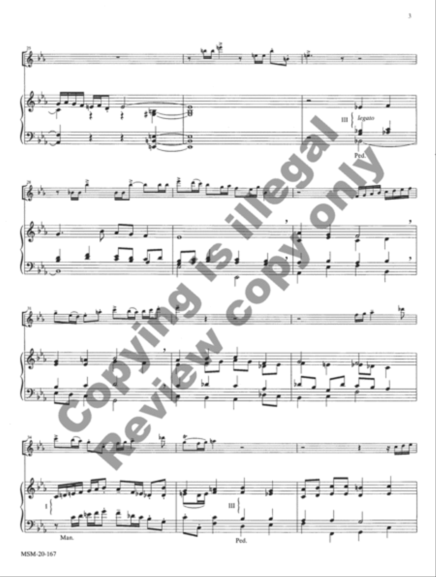 Two Christmas Pieces for Flute and Organ Flute scores gallery preview page 10