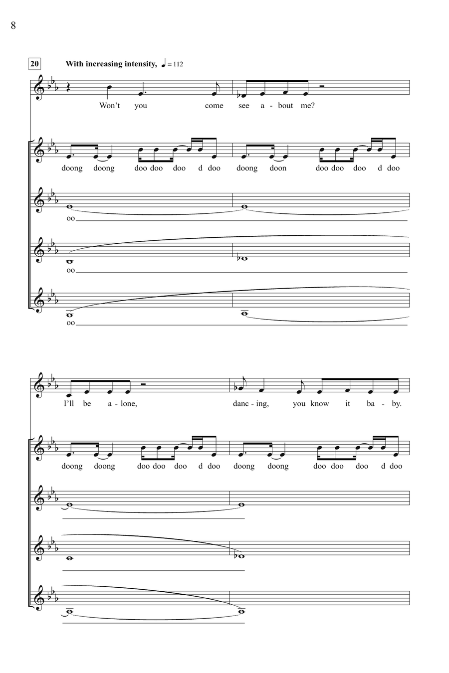 Bellas Finals (Mashup) (from Pitch Perfect)(arr. Deke Sharon) SSA scores gallery preview page 6