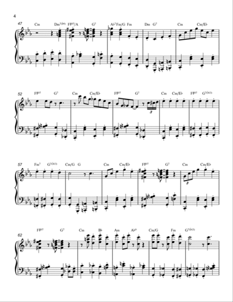 Grand Hotel Piano Solo scores gallery preview page 4
